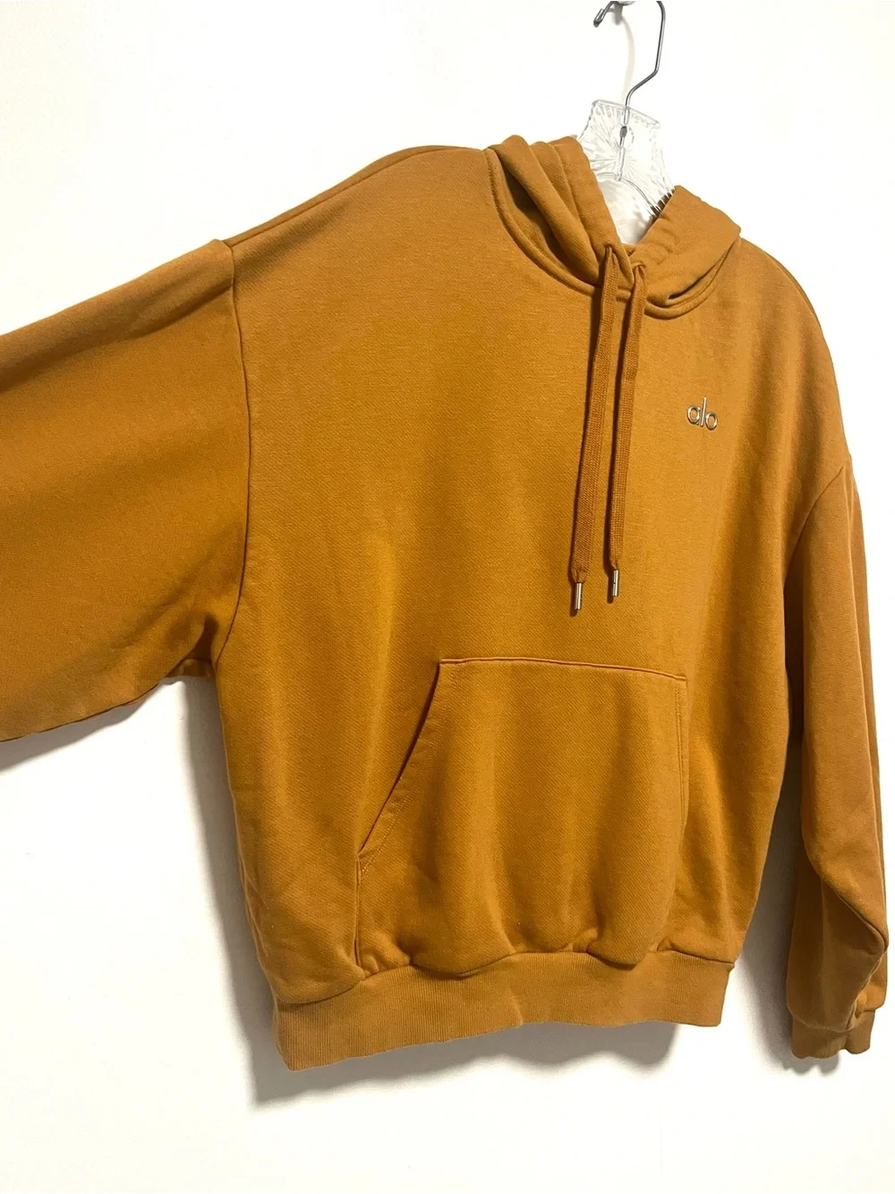 Alo Yoga Accolade Hoodie Toffee Gold Fits Like S / M Oversized Cozy Logo